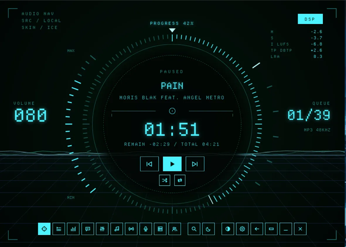 Grid HUD screenshot